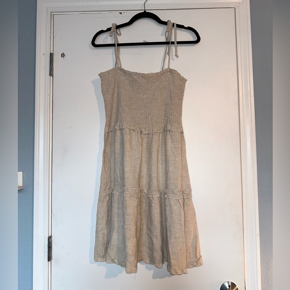 Linen Mini Dress